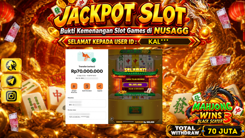 JACKPOT 10 JUTA DI MAHJONG PRAGMATICPLAY